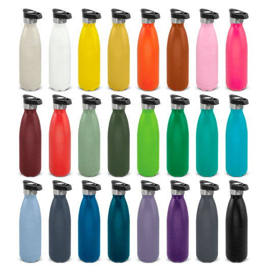 Main Push Button Powder Coated Vacuum Bottles
